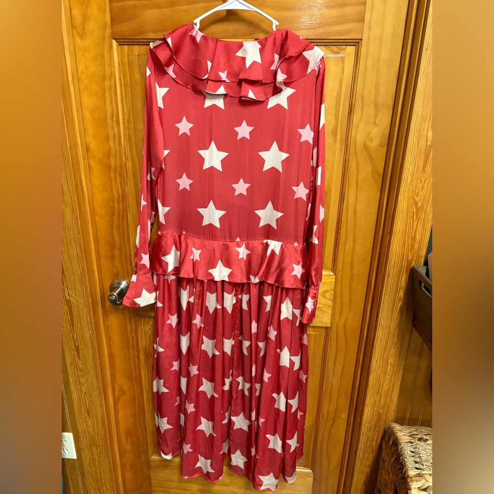 Sister Jane Red Star Print Dress - Picture 2 of 3